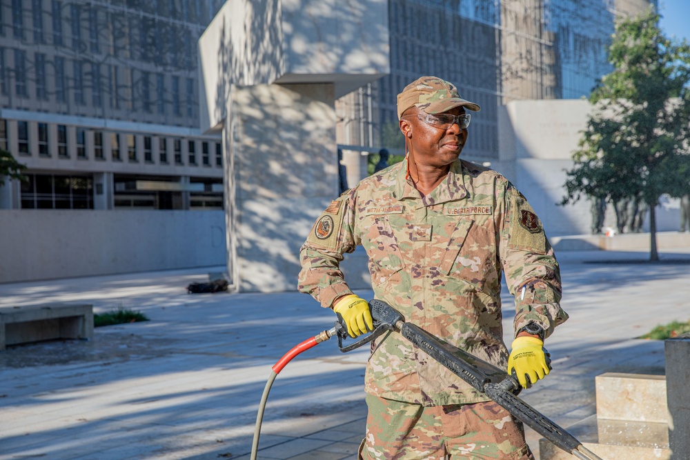 JTF- Eisenhower Memorial Beautification