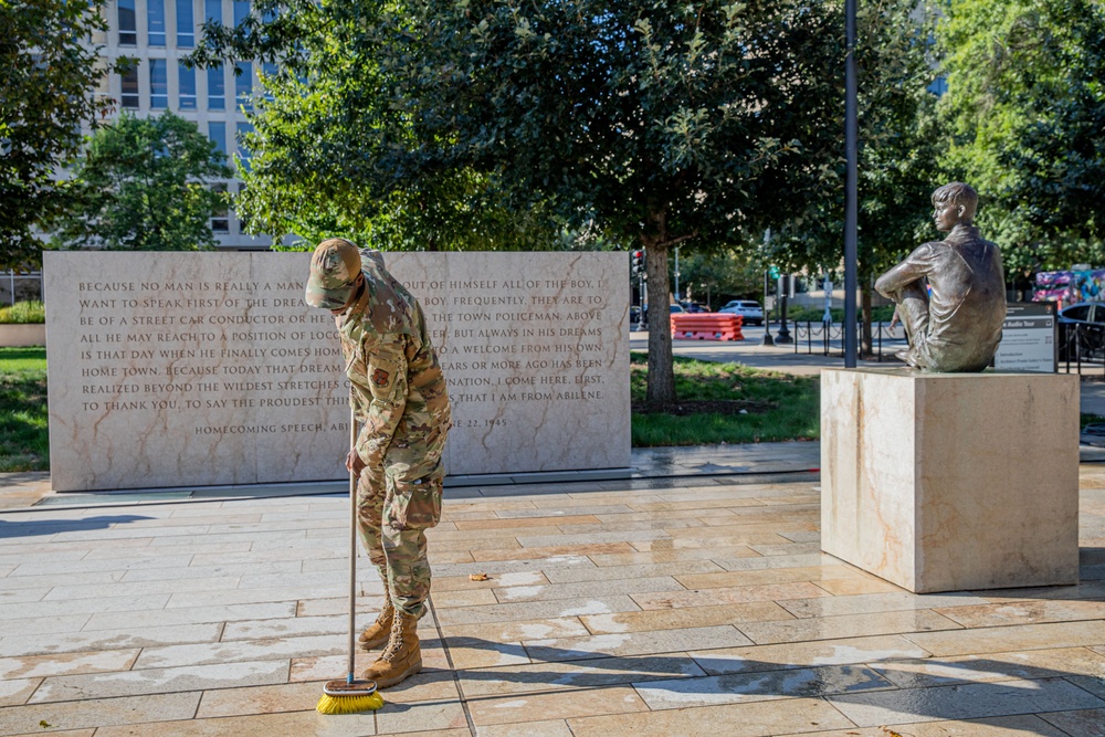 JTF- Eisenhower Memorial Beautification