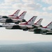 Thunderbirds Perform Photo Chase over Washington D.C.