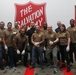 Sailors attached to the USS John Finn volunteer at the Salvation Army in Singapore