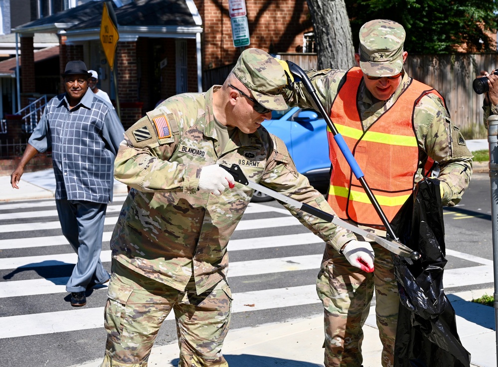 Task Force Beautification teams with Advisory Neighborhood Commission (ANC) in the District’s Ward 8