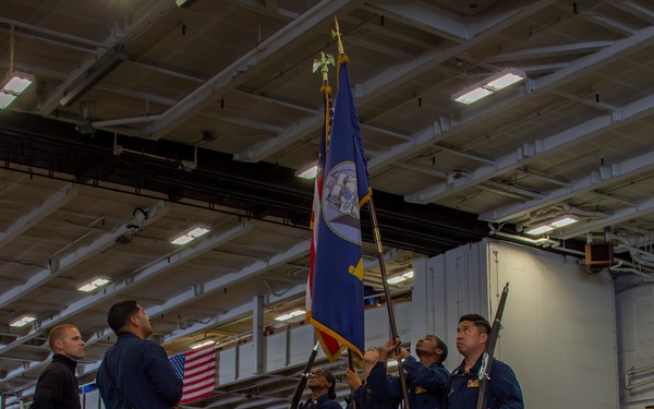 Abraham Lincoln conducts routine operations