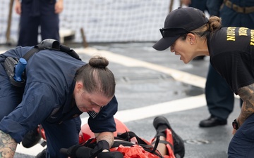 USS Curtis Wilbur (DDG 54) Conducts OC Spray Day During Security Reaction Force Basic Course