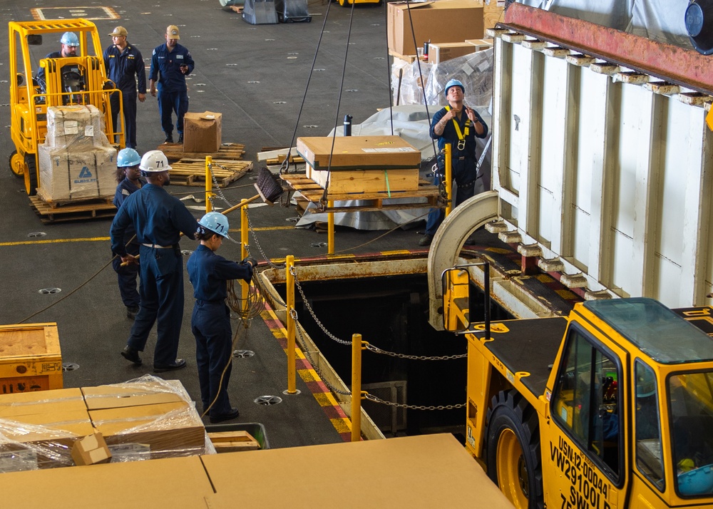 USS Theodore Roosevelt Supply Operations