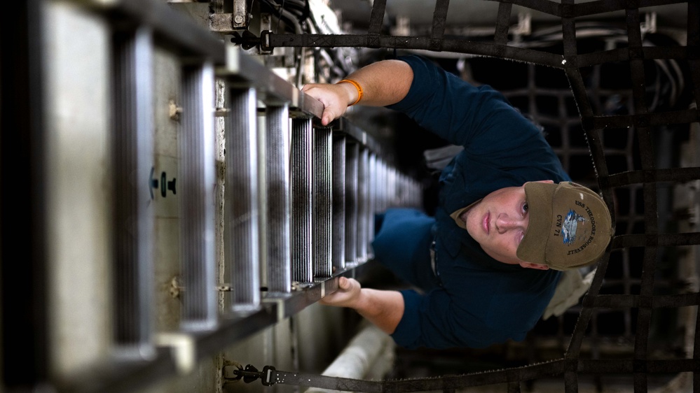 USS Theodore Roosevelt Watch Standers