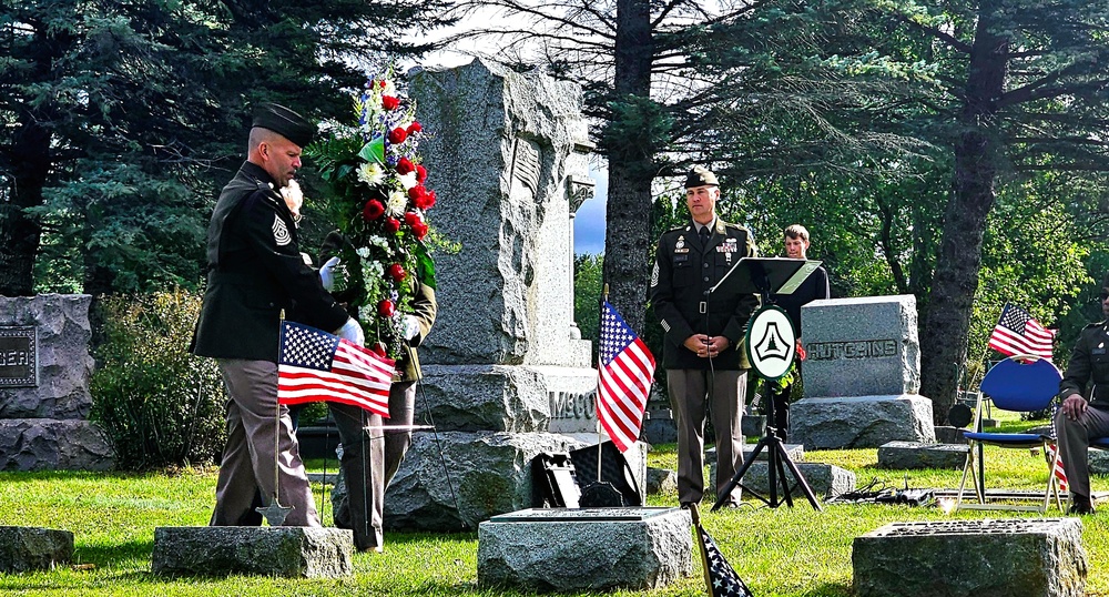 Wisconsin installation founder honored in special Maj. Gen. Robert Bruce McCoy Remembrance Ceremony
