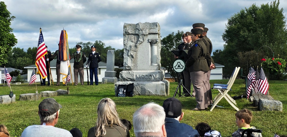 Wisconsin installation founder honored in special Maj. Gen. Robert Bruce McCoy Remembrance Ceremony