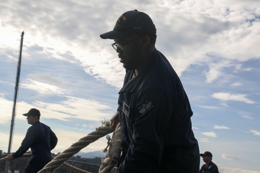 USS John Finn (DDG 113) participates in Maritime Cooperative Activity in Subic Bay, Philippines