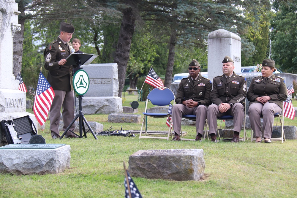 Wisconsin installation founder honored in special Maj. Gen. Robert Bruce McCoy Remembrance Ceremony