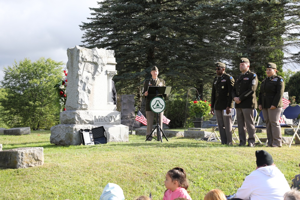 Wisconsin installation founder honored in special Maj. Gen. Robert Bruce McCoy Remembrance Ceremony