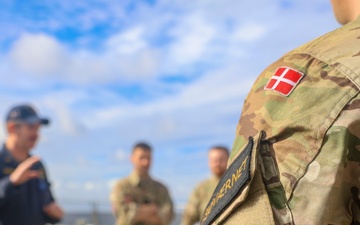 Danish Sailors arrive onboard USS Bulkeley (DDG 84) during the Northern Coasts 2025