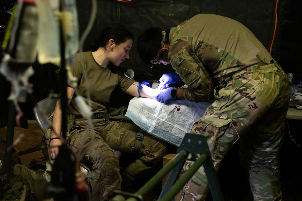 U.S. Troops Train for Prolonged Field Care in Contested Skies at Saber Junction 25
