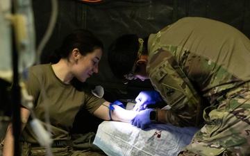 U.S. Troops Train for Prolonged Field Care in Contested Skies at Saber Junction 25