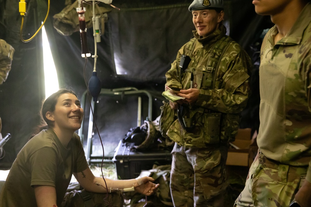 U.S. Troops Train for Prolonged Field Care in Contested Skies at Saber Junction 25