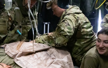 U.S. Troops Train for Prolonged Field Care in Contested Skies at Saber Junction 25