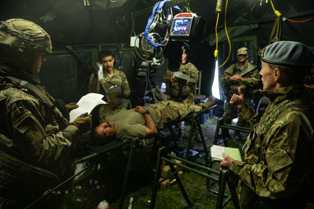 U.S. Troops Train for Prolonged Field Care in Contested Skies at Saber Junction 25