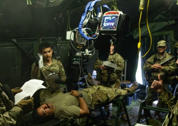 U.S. Troops Train for Prolonged Field Care in Contested Skies at Saber Junction 25