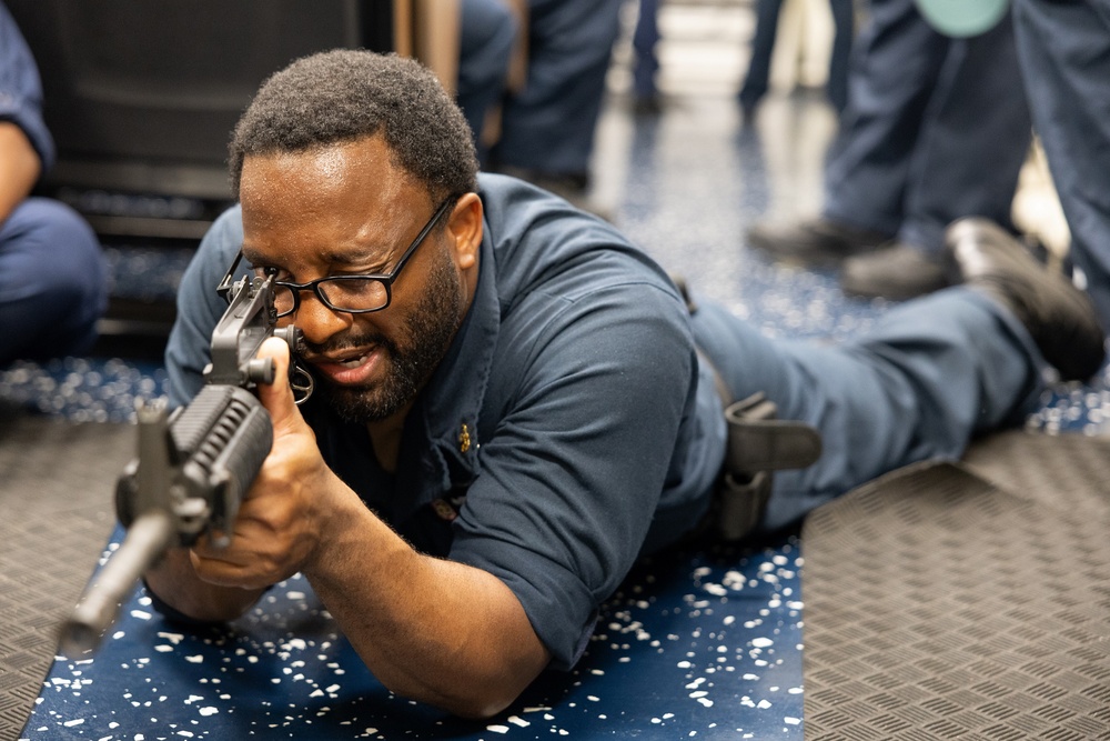 Weapons Familiarization Aboard USS Curtis Wilbur (DDG 54)