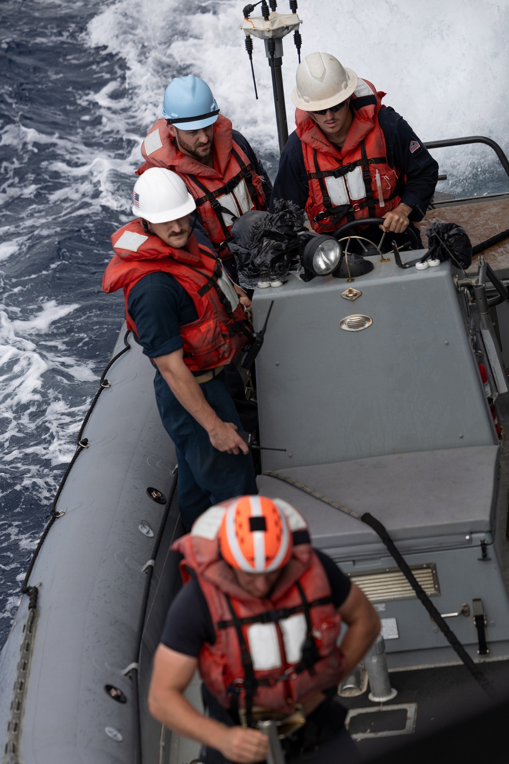 USS Curtis Wilbur (DDG 54) Conducts Boat Operations