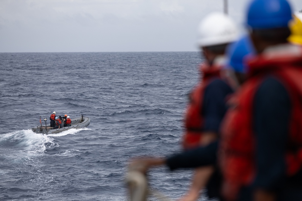 USS Curtis Wilbur (DDG 54) Conducts Boat Operations