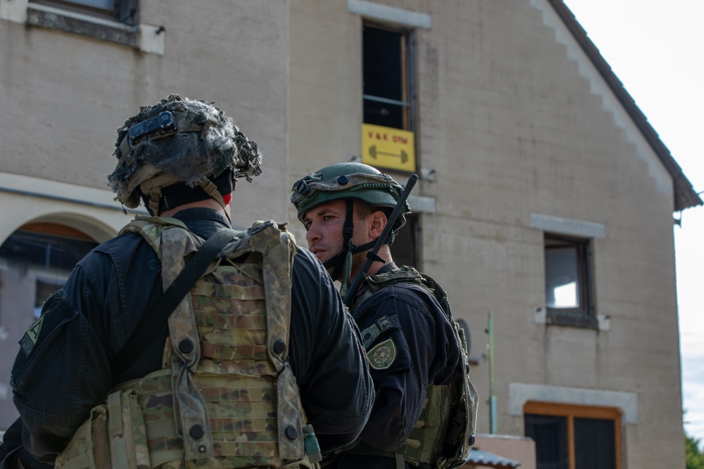 U.S. and Kosovo Work Together to Protect the Town, Saber Junction 25