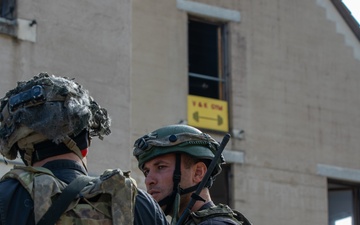 U.S. and Kosovo Work Together to Protect the Town, Saber Junction 25