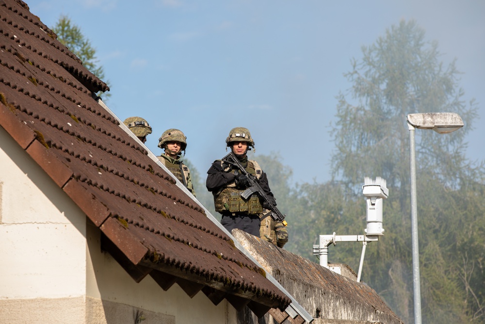 U.S. and Kosovo Work Together to Protect the Town, Saber Junction 25