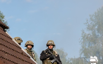U.S. and Kosovo Work Together to Protect the Town, Saber Junction 25