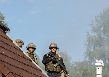 U.S. and Kosovo Work Together to Protect the Town, Saber Junction 25