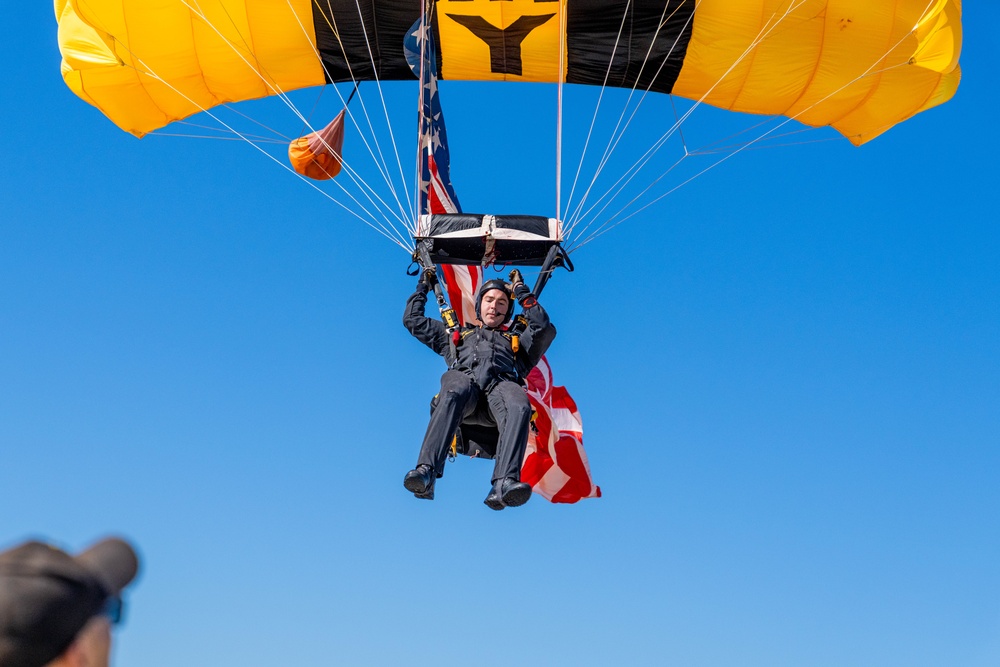 U.S. Army Parachute Team At The Joint-Base Andrews Airshow