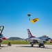 U.S. Army Parachute Team and U.S. Naval Academy Jump Into Joint Base Andrews Airshow
