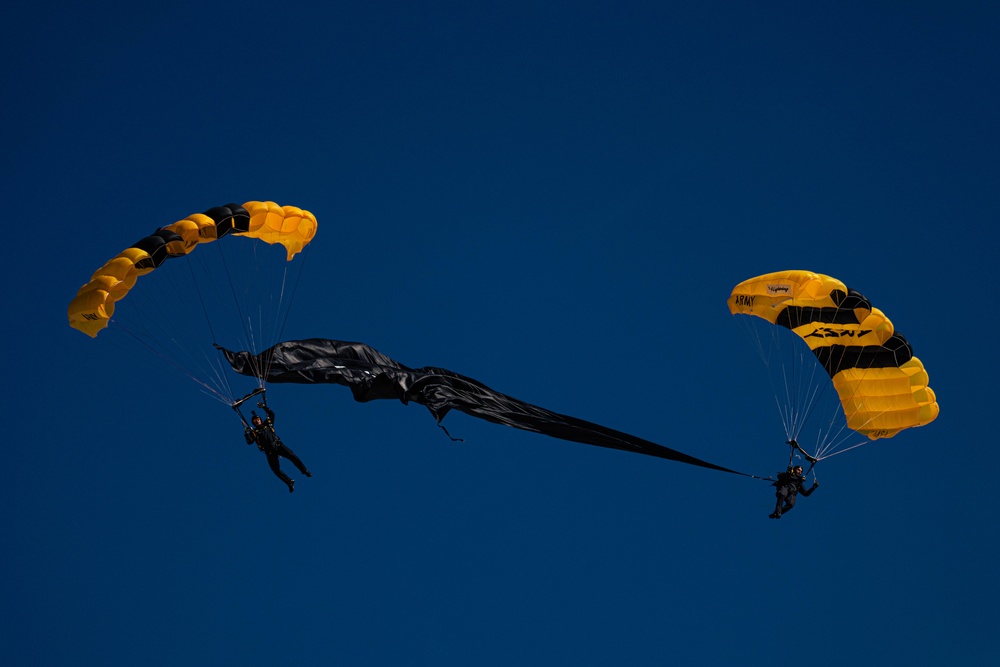 U.S. Army Parachute Team At The Joint-Base Andrews Airshow