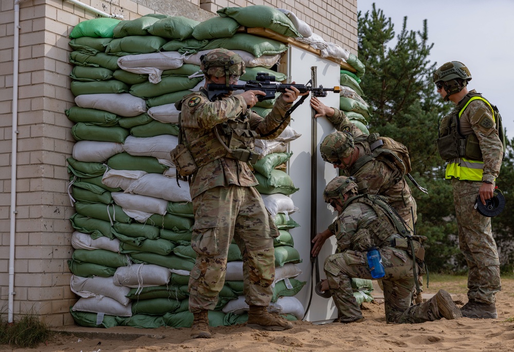 Multinational combat training at Engineer Thunder 2025