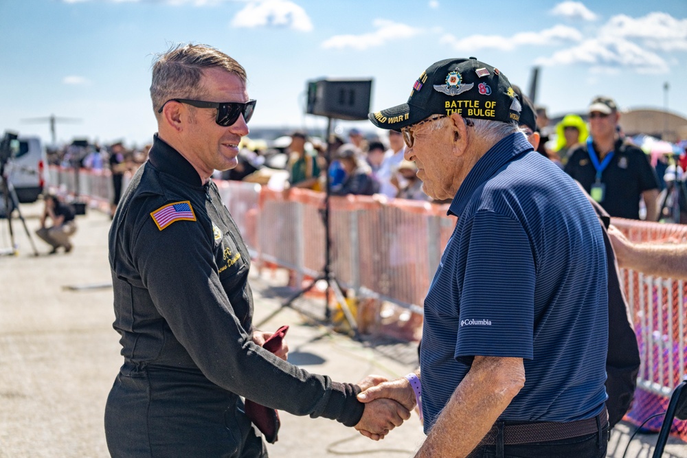 U.S. Army Parachute Team At The Joint-Base Andrews Airshow