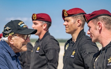 U.S. Army Parachute Team At The Joint-Base Andrews Airshow