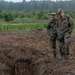 Latvian Explosive Ordnance Team Clears Trenches During Engineer Thunder 2025