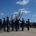 U.S. Air Force Drill Team performs at the 2025 Joint Base Andrews Air Show