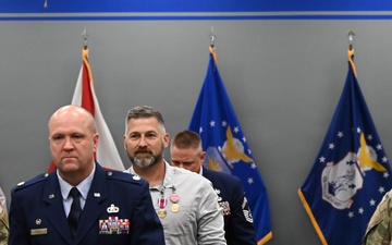 CMSgt Bill Majors Retires from the 117th Intelligence Squadron
