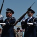 U.S. Air Force Drill Team performs at the 2025 Joint Base Andrews Air Show