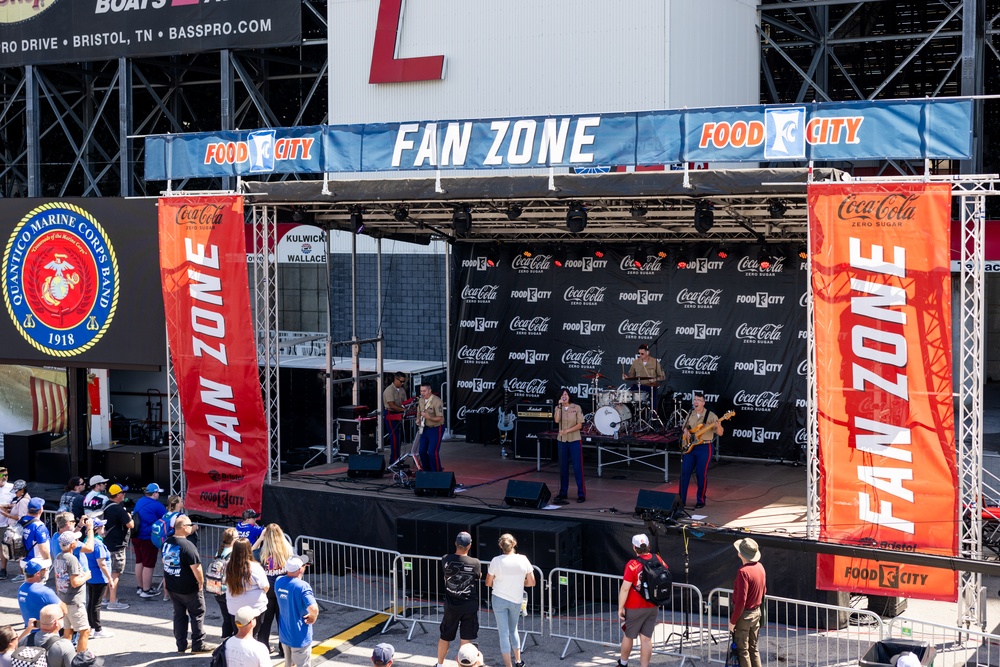 U.S. Marines celebrate 250th Birthday at the Bass Pro Shops Night Race