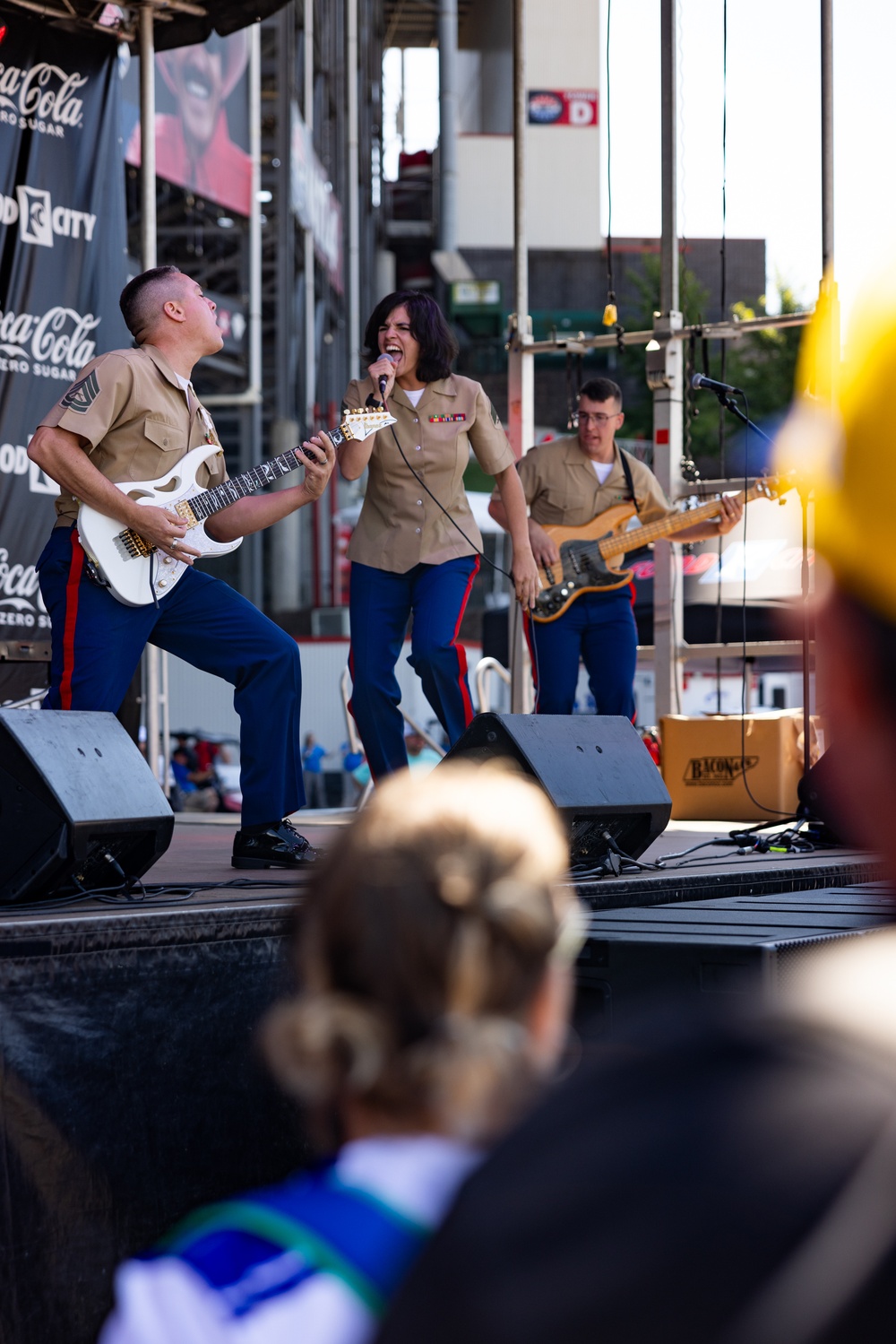 U.S. Marines celebrate 250th Birthday at the Bass Pro Shops Night Race