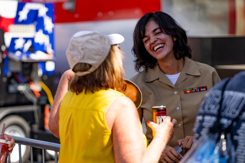U.S. Marines celebrate 250th Birthday at the Bass Pro Shops Night Race