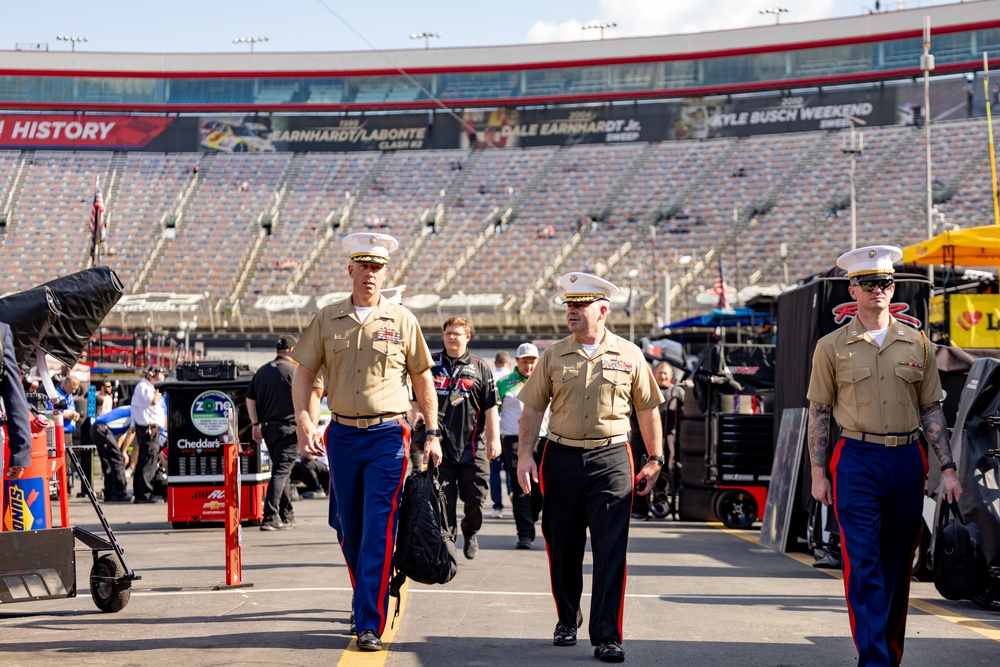 U.S. Marines celebrate 250th Birthday at the Bass Pro Shops Night Race