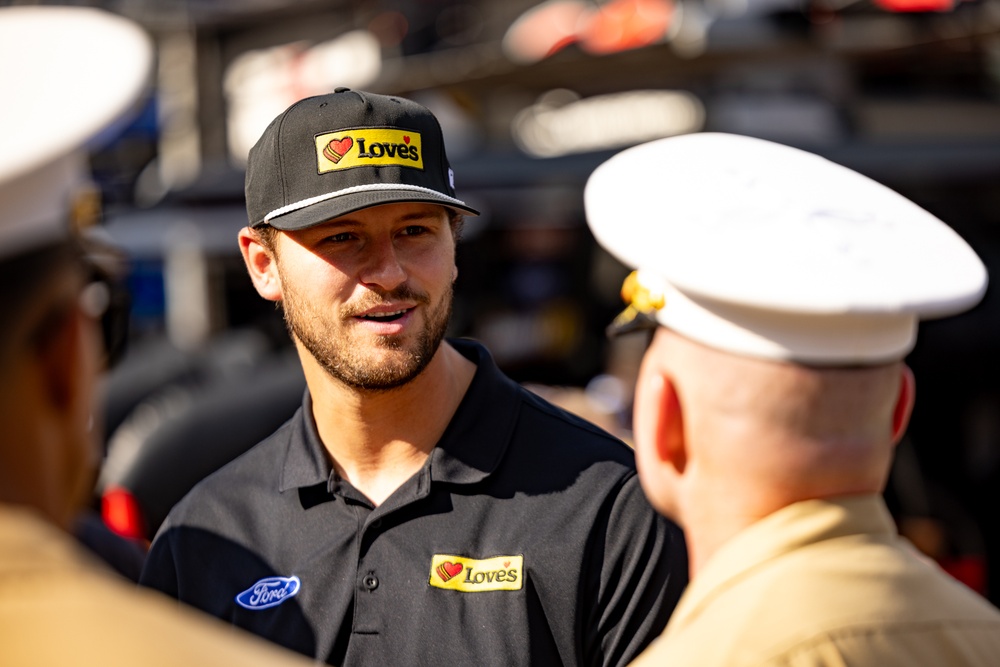 U.S. Marines celebrate 250th Birthday at the Bass Pro Shops Night Race