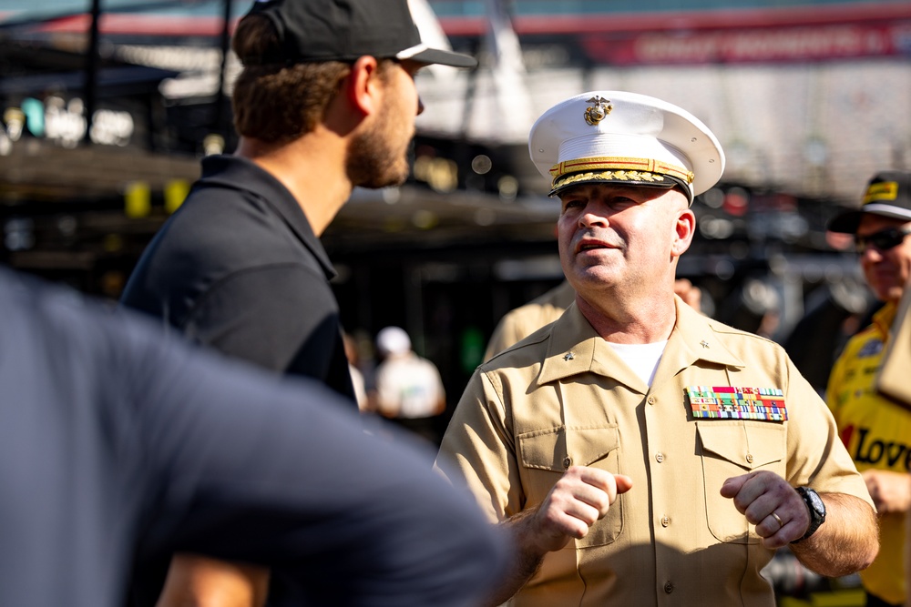 U.S. Marines celebrate 250th Birthday at the Bass Pro Shops Night Race