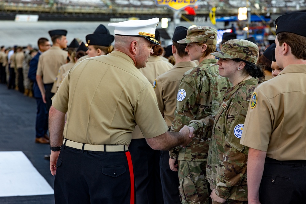 U.S. Marines celebrate 250th Birthday at the Bass Pro Shops Night Race