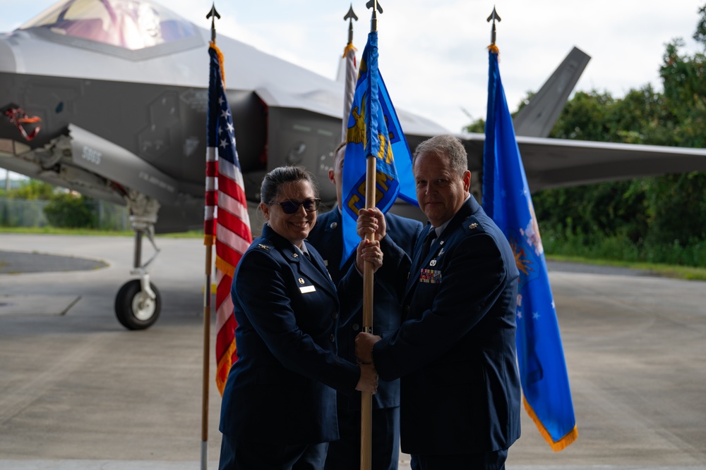 125th Communications Squadron Change of Command