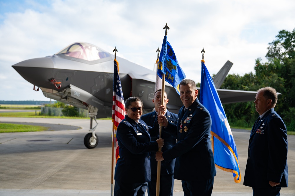 125th Communications Squadron Change of Command