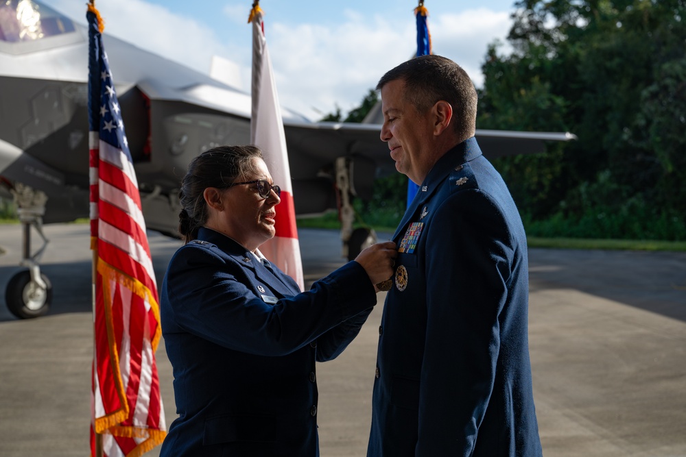 125th Communications Squadron Change of Command