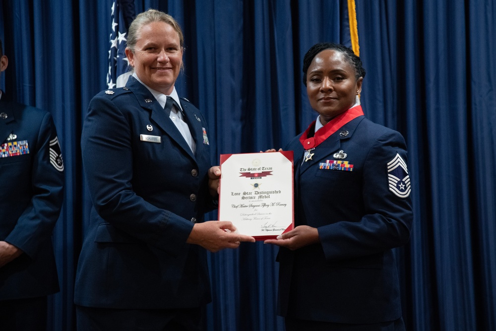 Texas Air National Guard Chief Master Sergeant retires after a distinguished career